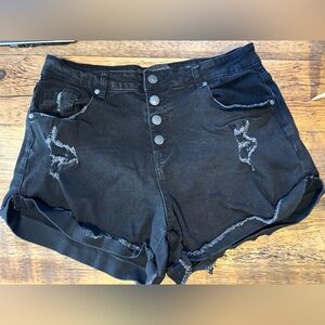 Chico's Black Jean Shorts